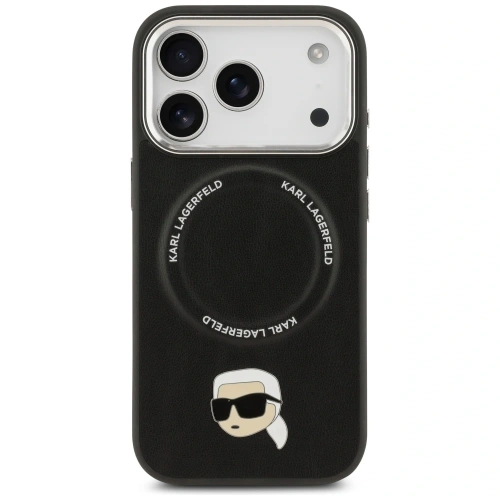 Etui Karl Lagerfeld Karl Pin MagSafe do Apple iPhone 17 Pro czarny