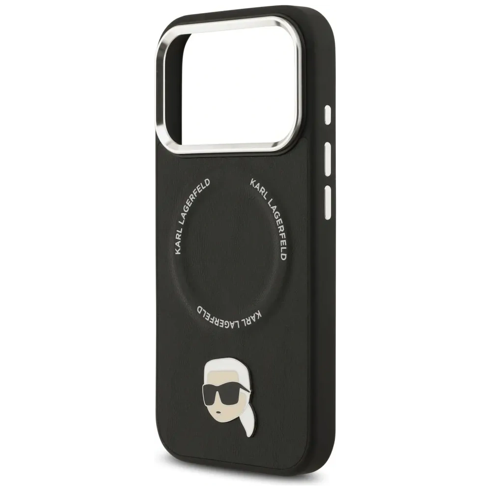 Etui Karl Lagerfeld Karl Pin MagSafe do Apple iPhone 17 Pro czarny
