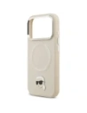 Etui Karl Lagerfeld Karl Pin MagSafe do Apple iPhone 17 Pro Max beżowy