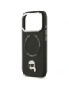 Etui Karl Lagerfeld Karl Pin MagSafe do Apple iPhone 17 Pro Max czarny