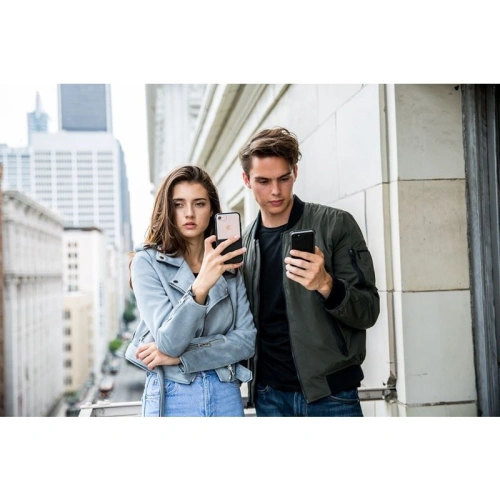 Etui aluminiowe X-Doria Defense Lux Apple iPhone SE 2022/SE 2020/8/7 (Drop test 3m) (Black Carbon Fiber)