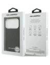 Etui Karl Lagerfeld Point & Metal Logo MagSafe do Apple iPhone 17 Pro czarny