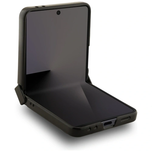 Etui Karl Lagerfeld Saffiano Karl&Choupette Pin do Samsung Galaxy Z Flip7 czarny