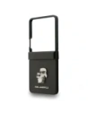 Etui Karl Lagerfeld Saffiano Karl&Choupette Pin do Samsung Galaxy Z Flip7 czarny