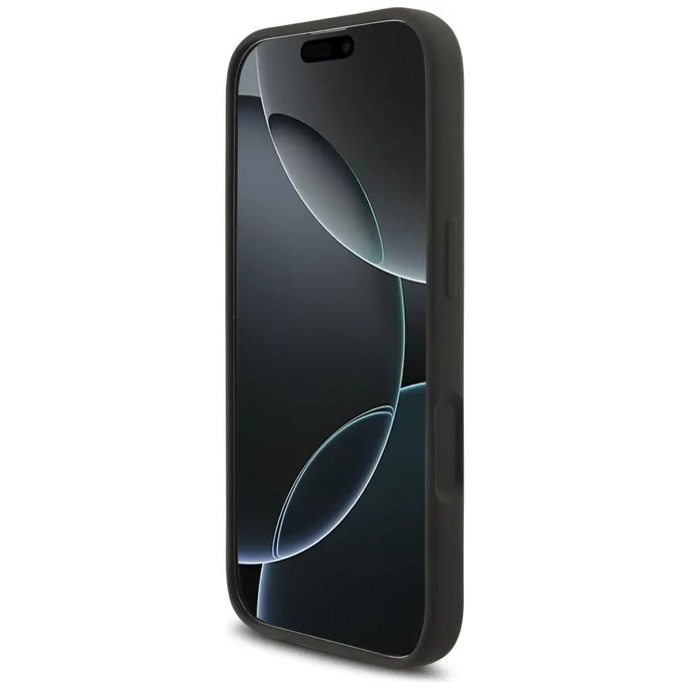 Etui Karl Lagerfeld Silicone Karl&Choupette Ring MagSafe do Apple iPhone 17 czarny