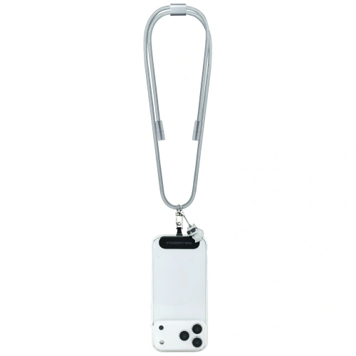 Uniwersalna smycz kabel Karl Lagerfeld CBDY Choupette Charm USB-C / USB-C szary