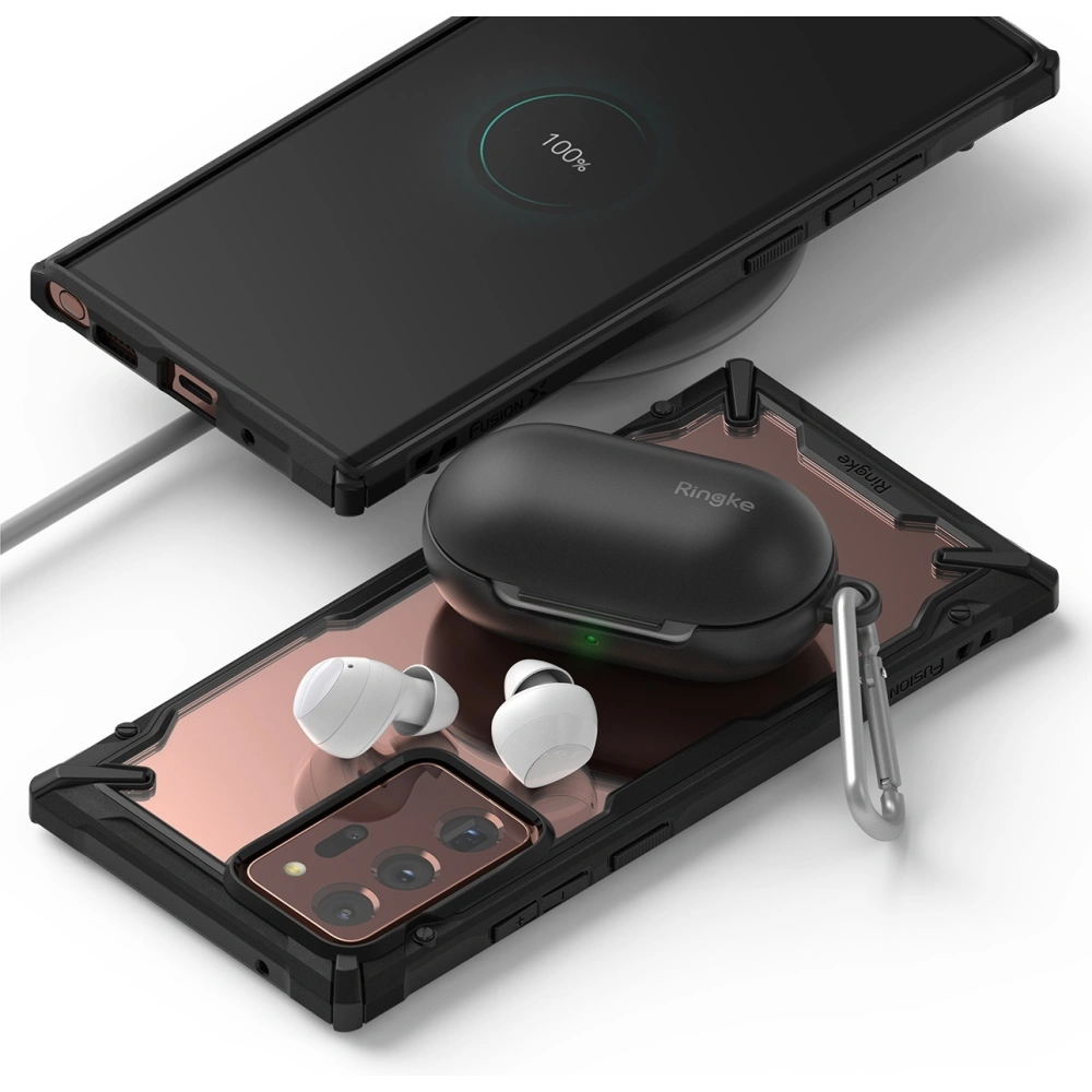 Hurtownia GSM - Etui Ringke Fusion-X Samsung Galaxy Note 20 Ultra Schwarz - RGK1227BLK - {ean13} - Hurt
