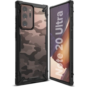 Etui Ringke Fusion-X Samsung Galaxy Note 20 Ultra Camo (Moro) Black