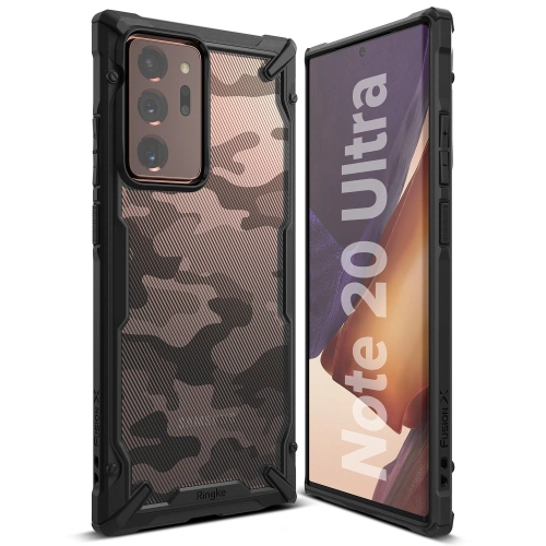 Etui Ringke Fusion-X Samsung Galaxy Note 20 Ultra Camo (Moro) Black