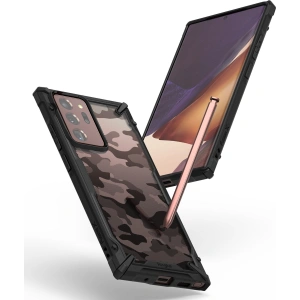 Etui Ringke Fusion-X Samsung Galaxy Note 20 Ultra Camo (Moro) Black
