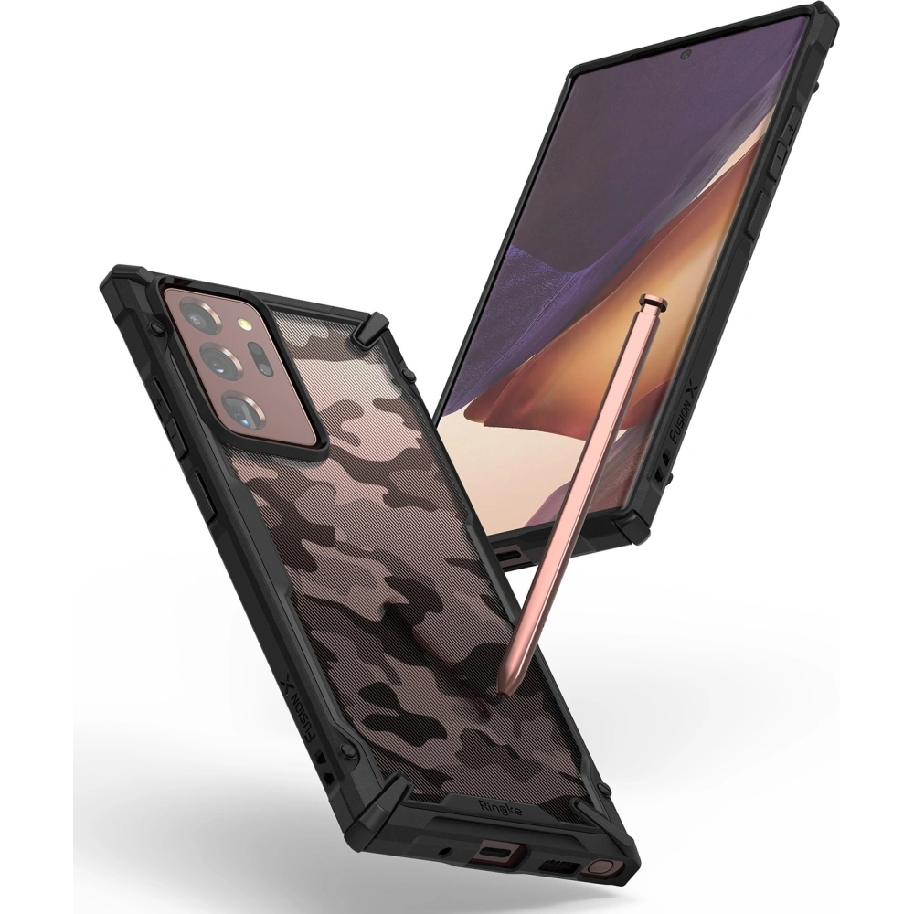 Wholesale Ringke Fusion-X Samsung Galaxy Note 20 Ultra Camo (Moro) Black - RGK1229MOB - {ean13} - Hurt