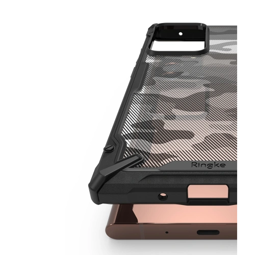 Etui Ringke Fusion-X Samsung Galaxy Note 20 Ultra Camo (Moro) Black