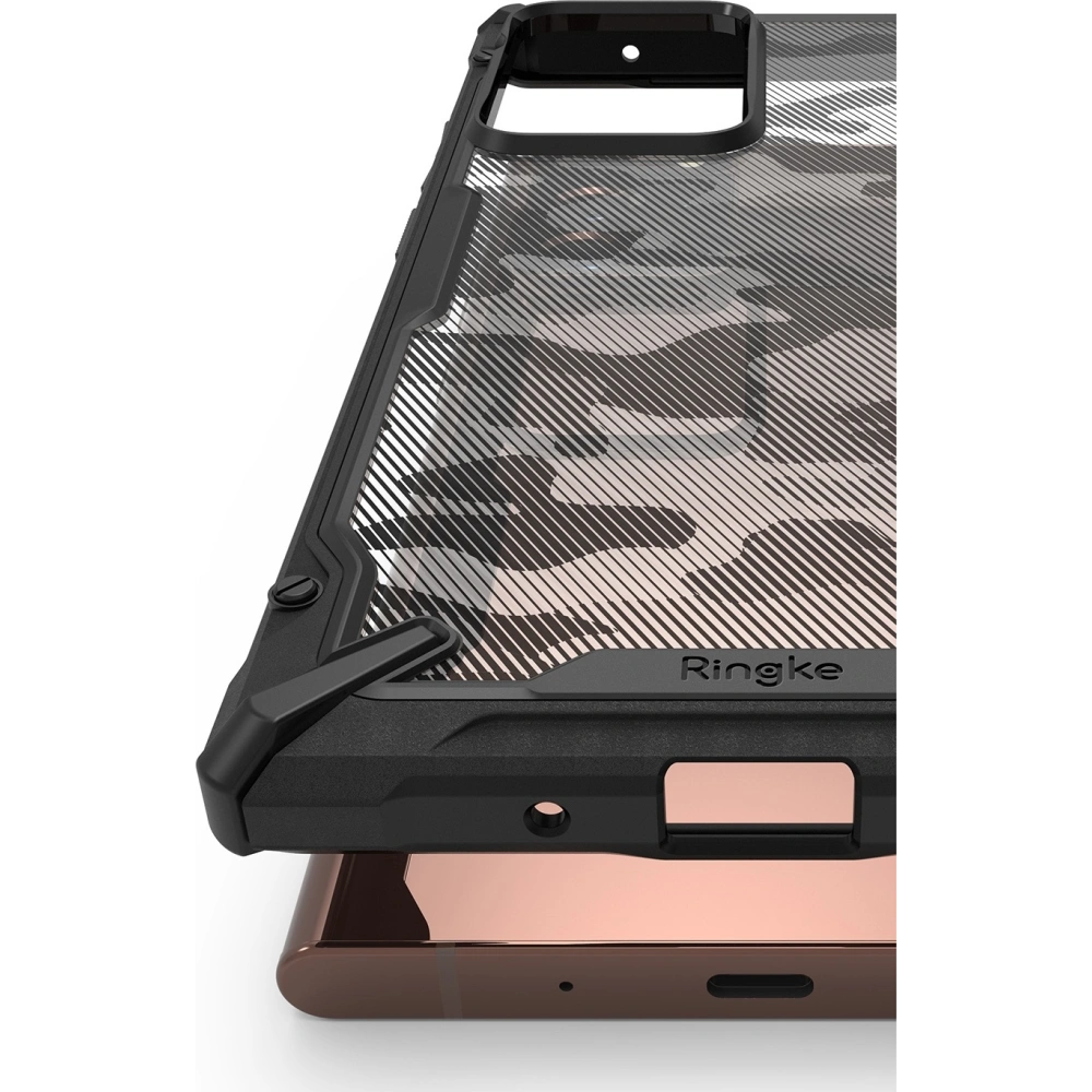 Wholesale Ringke Fusion-X Samsung Galaxy Note 20 Ultra Camo (Moro) Black - RGK1229MOB - {ean13} - Hurt