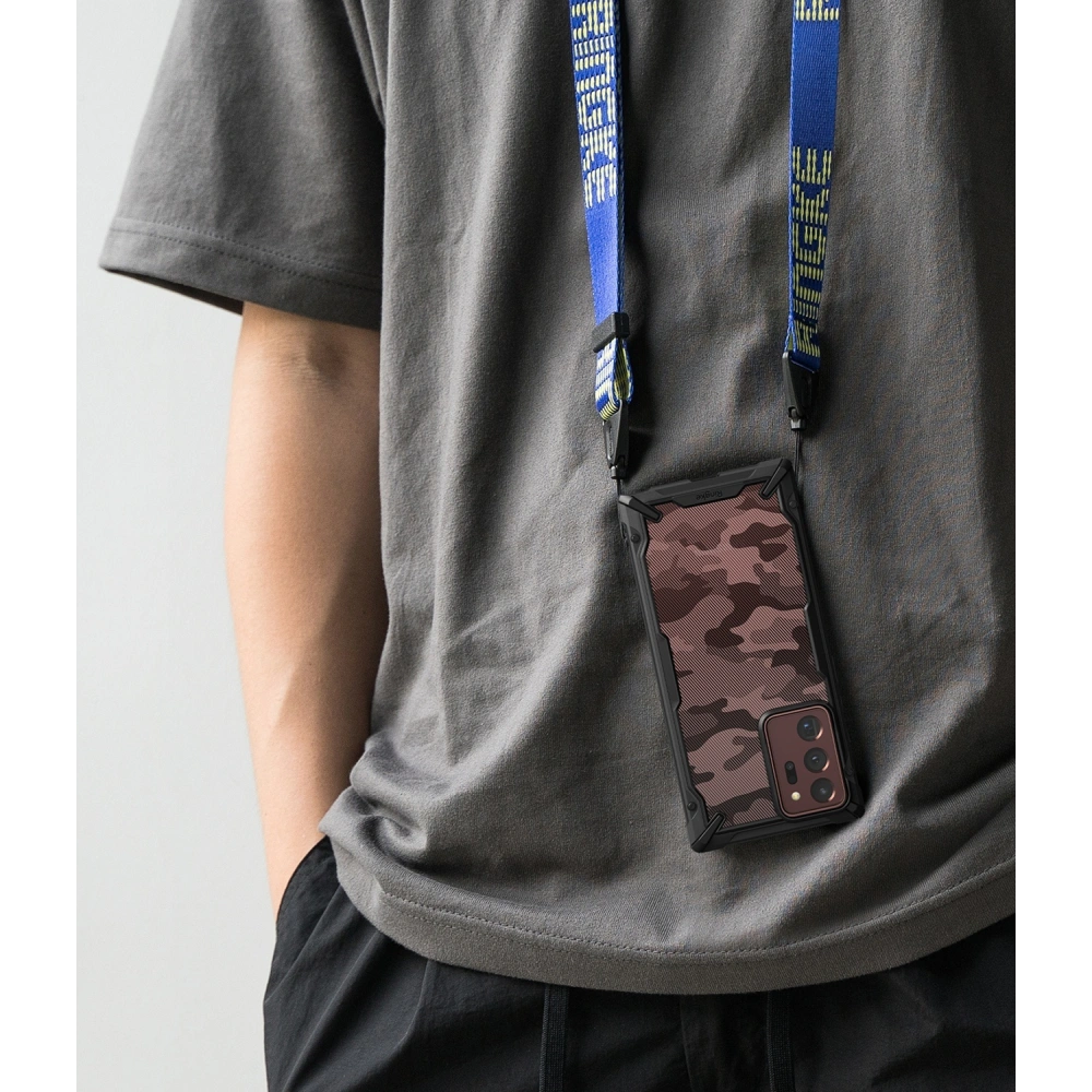 Hurtownia GSM - Etui Ringke Fusion-X Samsung Galaxy Note 20 Ultra Camo (Moro) Black - RGK1229MOB - {ean13} - Hurt