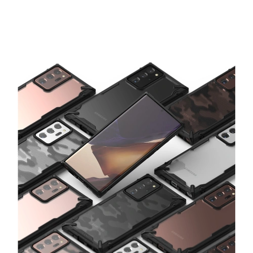 Etui Ringke Fusion-X Samsung Galaxy Note 20 Ultra Camo (Moro) Black