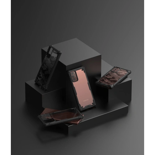 Etui Ringke Fusion-X Samsung Galaxy Note 20 Camo (Moro) Black