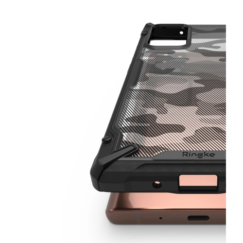 Etui Ringke Fusion-X Samsung Galaxy Note 20 Camo (Moro) Black