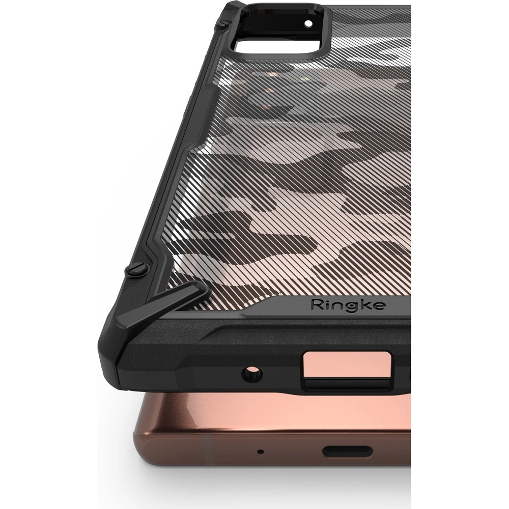 Hurtownia GSM - Etui Ringke Fusion-X Samsung Galaxy Note 20 Camo (Moro) černá - RGK1228MOB - {ean13} - Hurt