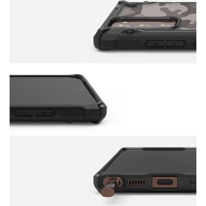Etui Ringke Fusion-X Samsung Galaxy Note 20 Camo (Moro) Black