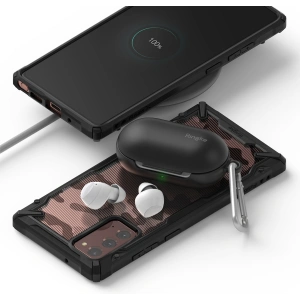 Etui Ringke Fusion-X Samsung Galaxy Note 20 Camo (Moro) Black