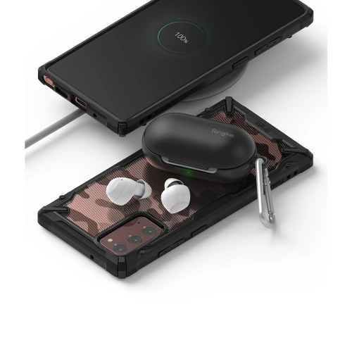 Etui Ringke Fusion-X Samsung Galaxy Note 20 Camo (Moro) Black