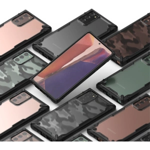 Etui Ringke Fusion-X Samsung Galaxy Note 20 Camo (Moro) Black