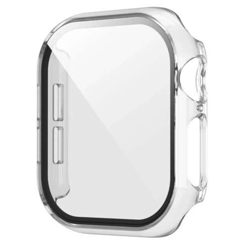 Etui ze szkłem do zegarka Bizon Case+Glass Watch do Apple Watch SE 3 / SE 2 / SE / 6 / 5 / 4 40mm przezroczyste