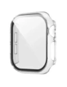 Etui ze szkłem do zegarka Bizon Case+Glass Watch do Apple Watch SE 3 / SE 2 / SE / 6 / 5 / 4 40mm przezroczyste