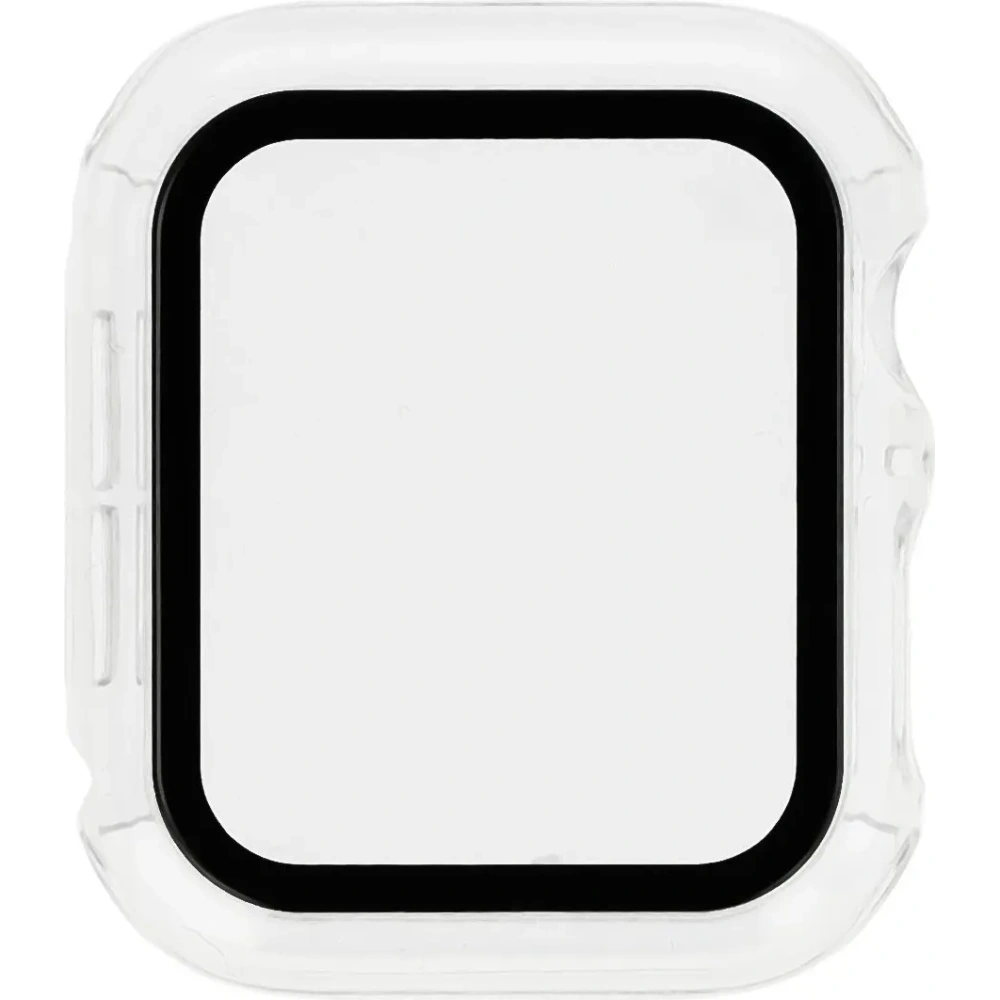 Etui ze szkłem do zegarka Bizon Case+Glass Watch do Apple Watch SE 3 / SE 2 / SE / 6 / 5 / 4 40mm przezroczyste