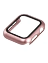Etui ze szkłem do zegarka Bizon Case+Glass Watch do Apple Watch SE 3 / SE 2 / SE / 6 / 5 / 4 40mm różowozłote