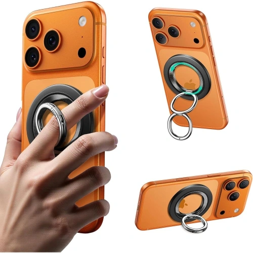 Uchwyt ESR Magnetic 360 Halolock MagSafe Phone Ring Black