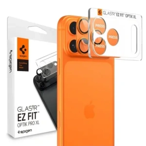 Osłona aparatu Spigen Optik Pro XL Glas.tr ez Fit Camera Protector do Apple iPhone 17 Pro Max Orange
