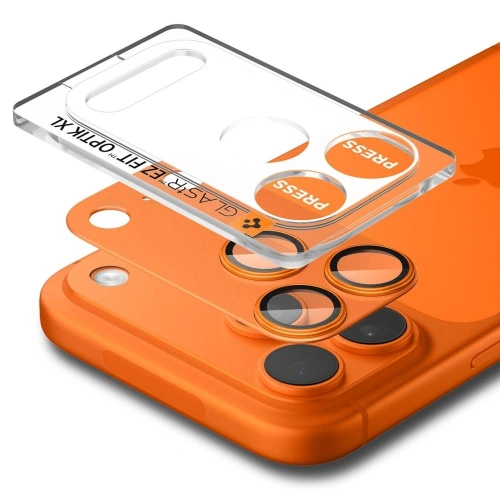 Osłona aparatu Spigen Optik Pro XL Glas.tr ez Fit Camera Protector do Apple iPhone 17 Pro Max Orange