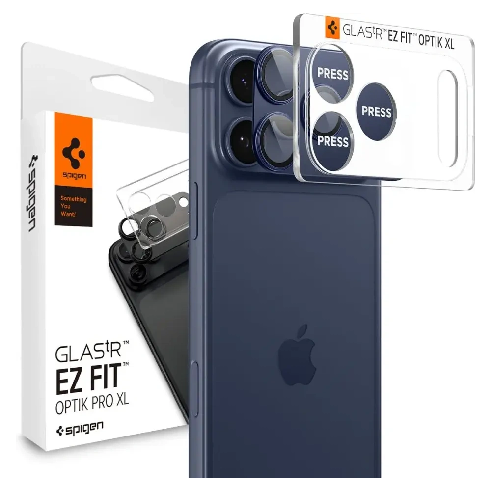 Osłona aparatu Spigen Optik Pro XL Glas.tr ez Fit Camera Protector do Apple iPhone 17 Pro Max Blue