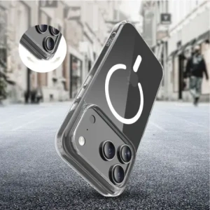 Etui Tech-Protect Flexair Hybrid CC MagSafe do Apple iPhone 17 Pro Clear