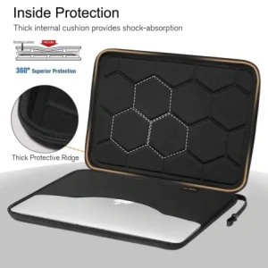 Etui Tech-Protect Hardpouch Laptop 13-14 Black/black