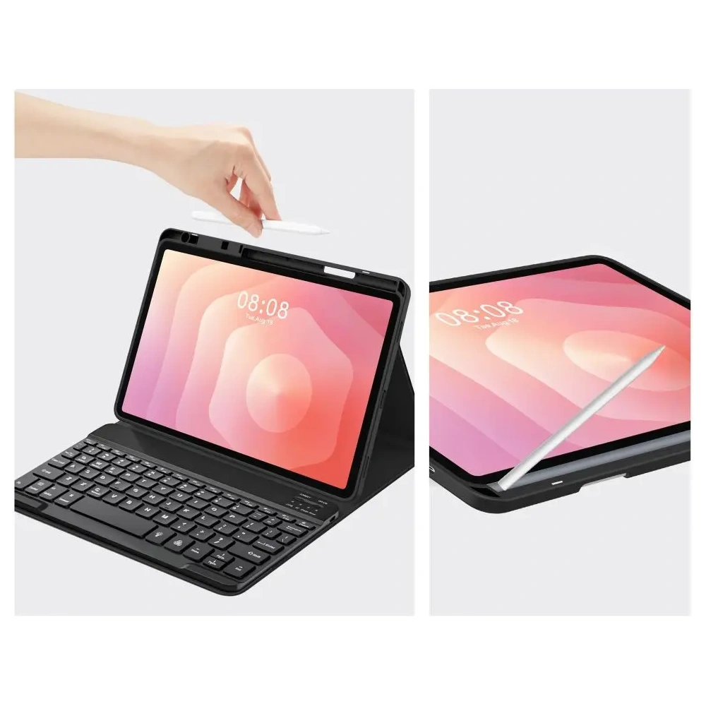 Etui Tech-Protect Smartcase Pen + Keyboard do Samsung Galaxy Tab S11 11.0 X730 / X736b Black