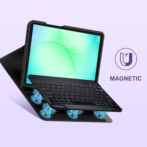 Etui Tech-Protect Smartcase Pen + Keyboard do Samsung Galaxy Tab A9 / A11 8.7 X110 / X115 / X133 / X135 Black