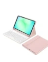 Etui Tech-Protect Smartcase Pen + Keyboard do Samsung Galaxy Tab A9 / A11 8.7 X110 / X115 / X133 / X135 Pink