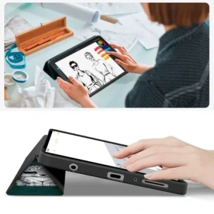 Etui Tech-Protect Smartcase do Samsung Galaxy Tab A9 / A11 8.7 X110 / X115 / X133 / X135 Sad Cat