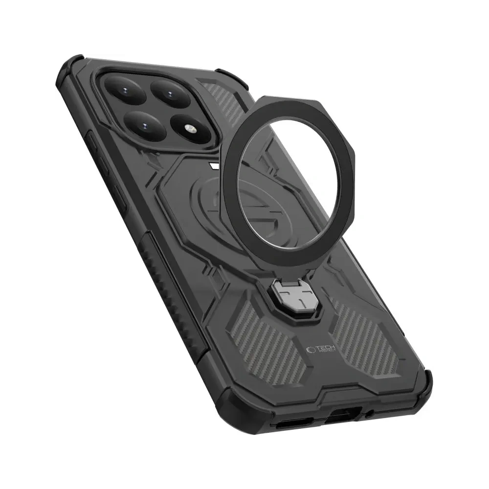 Etui Tech-Protect TacticStand MagSafe do Xiaomi 15T Matte Black