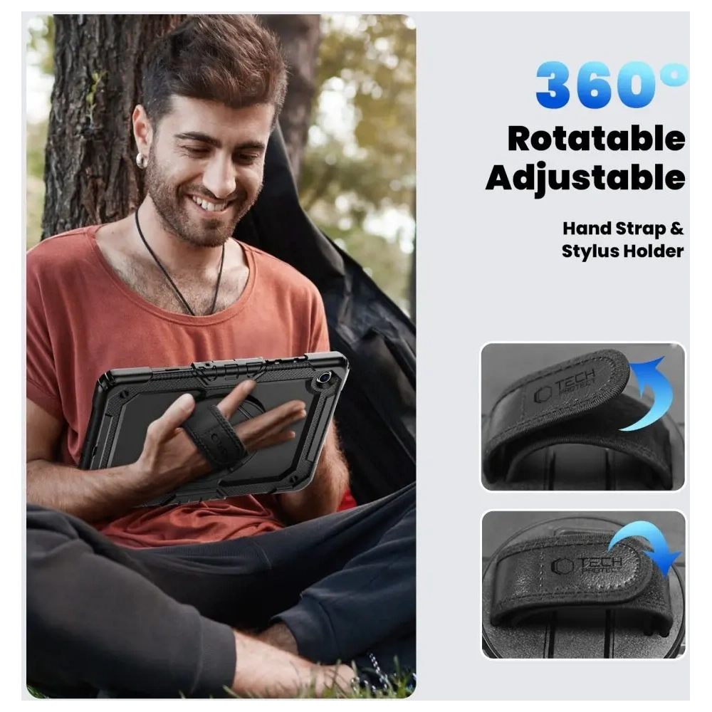 Etui Tech-Protect Solid do Samsung Galaxy Tab A9+ / A11+ Plus 11.0 X210 / X215 / X216 / X230 / X235 / X236 Black