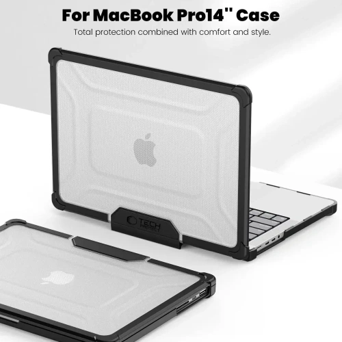 Etui Tech-Protect Smartshell Pro do Apple MacBook Pro 14 (M1/M2/M3/M4/M5) Black/clear