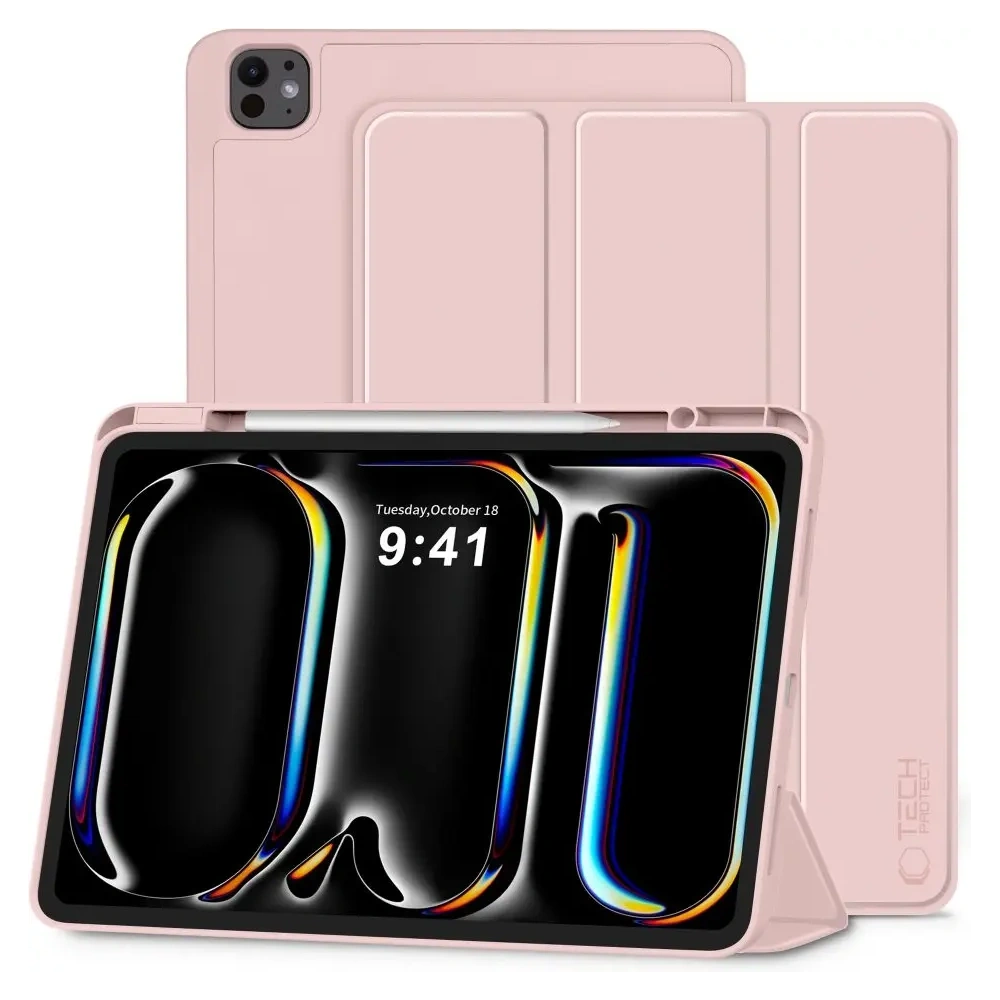 Etui Tech-Protect Smartcase Pen do Apple iPad Pro 13” 2024/2025 Pink