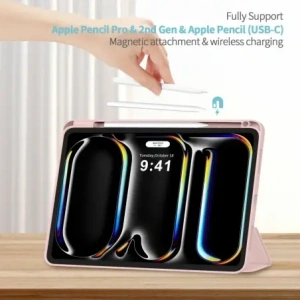 Etui Tech-Protect Smartcase Pen do Apple iPad Pro 11” 2024/2025 Pink