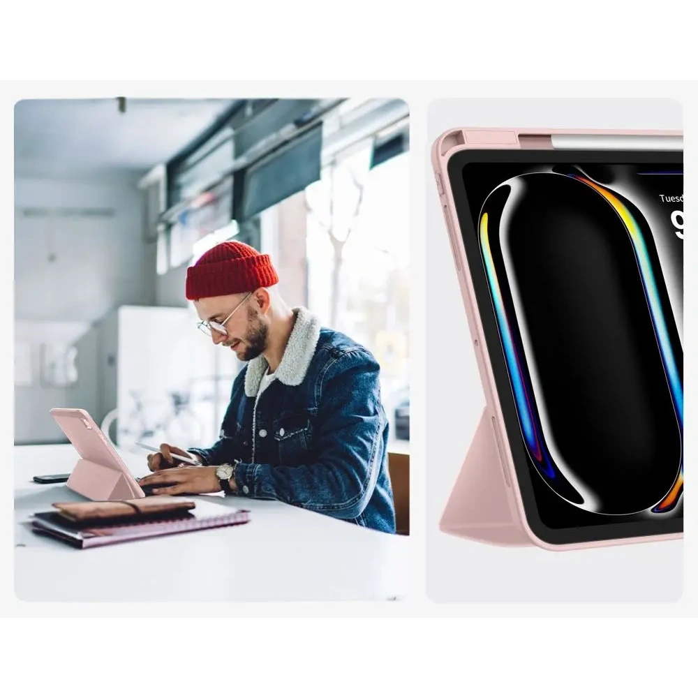 Etui Tech-Protect Smartcase Pen do Apple iPad Pro 11” 2024/2025 Pink