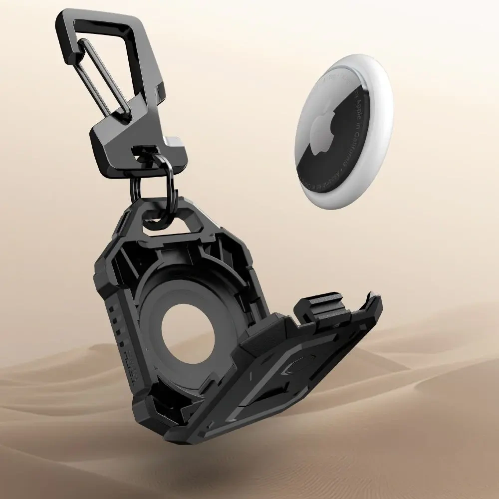 Brelok Tech-Protect Kevlar Pro do Apple AirTag 1 / 2 Black