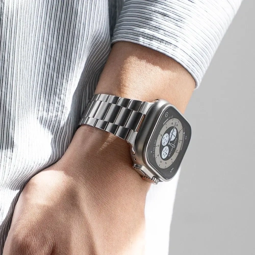 Bransoleta Ringke Metal One Air do Apple Watch 8 / 9 / 10 / 11 / SE / Ultra 44/45/46/49mm Silver