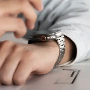 Bransoleta Ringke Metal One Air do Apple Watch 8 / 9 / 10 / 11 / SE / Ultra 44/45/46/49mm Silver