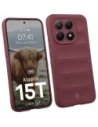 Pancerne etui Bizon Case Tur do Xiaomi 15T burgundowe